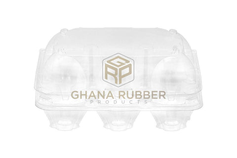 Image of Transparent Egg Trays for 6-Eggs