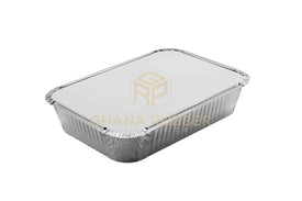 Aluminium Foil Food Containers + Lids Large 83185