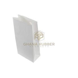 Block Paper Bag White Small