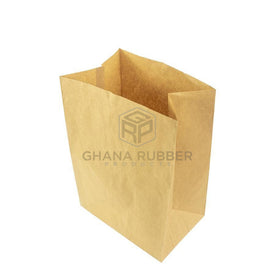 Block Paper Bag Brown Large