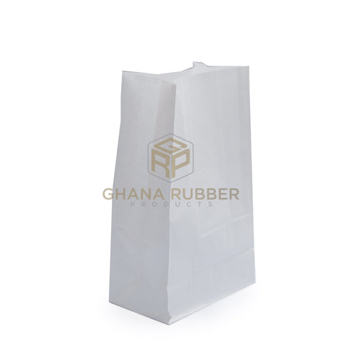 Image of Block Paper Bag White Extra Large