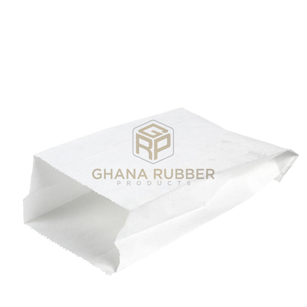 Paper Bags for Pastry Extra Large White Shine Disposables by Ghana