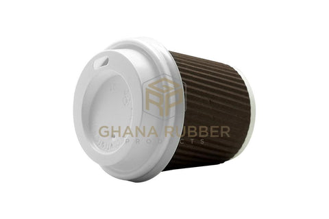 Image of Ripple Paper Cups + Lids 8oz Brown