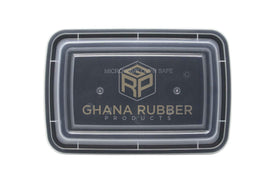 16oz Rectangle Black Microwavable Containers
