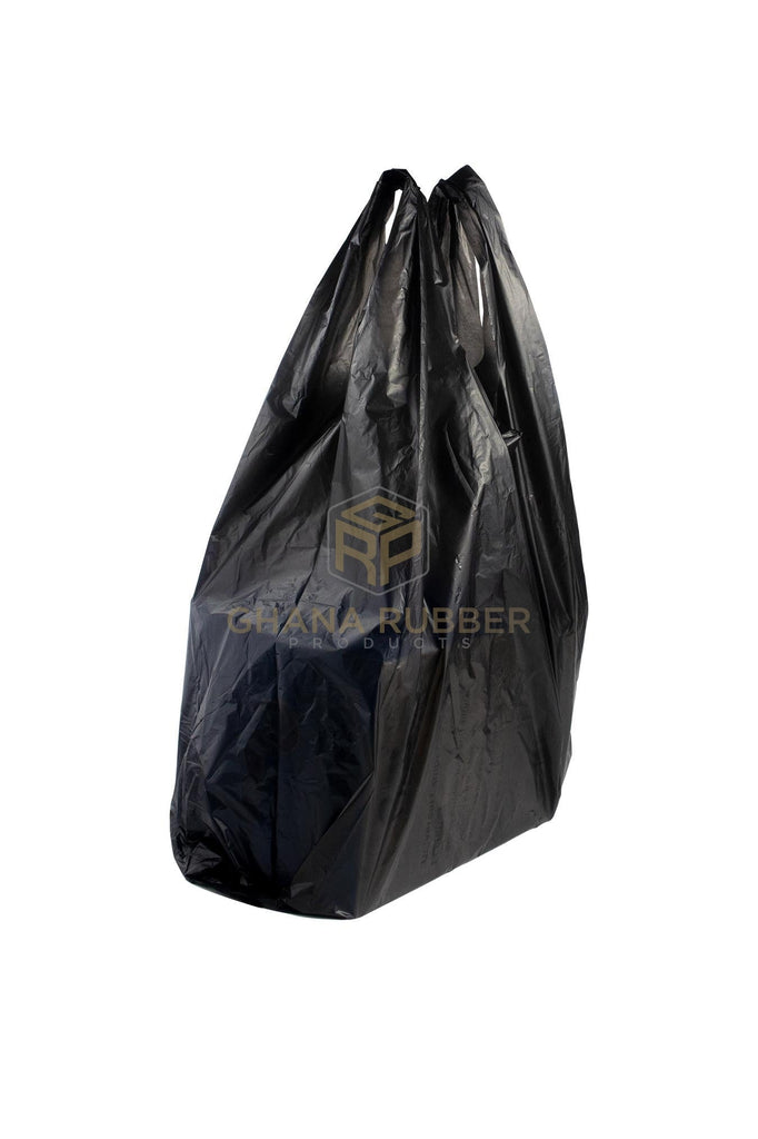 33x68x30mic Black Carrier Plastic Bag (250)