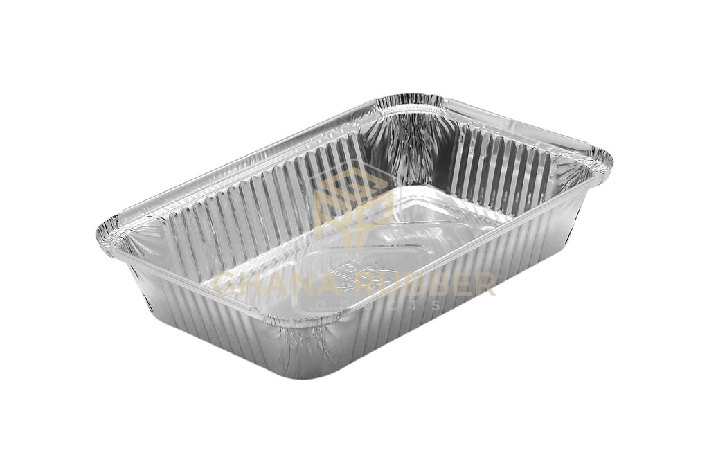 Aluminium Foil Food Containers + Lids Medium 8389