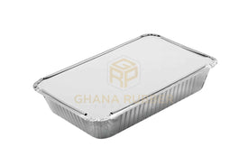 Aluminium Foil Food Containers + Lids Medium 8389