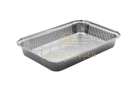 Image of Aluminium Foil Food Containers + Lids 83190
