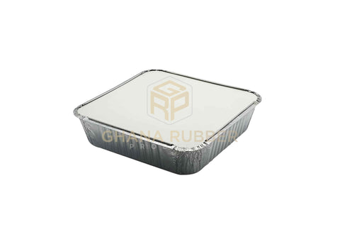 Image of Aluminium Foil Food Containers + Lids 83241