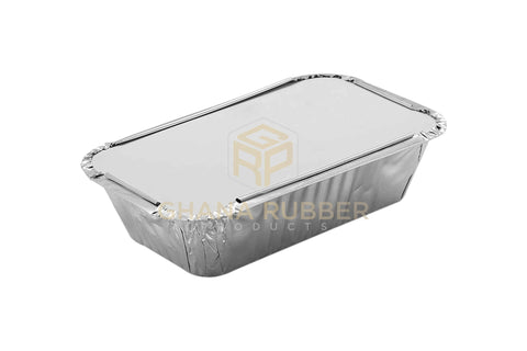 Image of Aluminium Foil Food Containers + Lids 8368