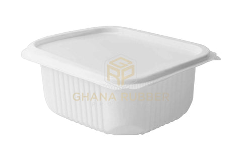 Image of Clamshell Deli Containers 500cc White HRC-2