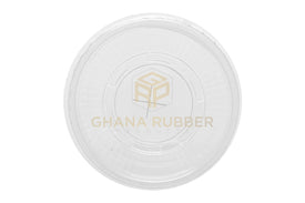 Disposable Plastic Cups 300cc Transparent + Flat Lids