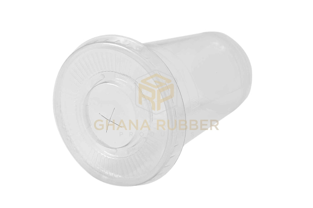 Disposable Plastic Cups 360cc Transparent + Flat Lids