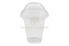 Disposable Plastic Cups 425cc Transparent + Domed Lids
