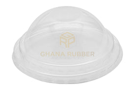 Domed Lids Transparent With No Hole Large Size