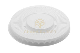 Flat Lids With No Hole White Large Size