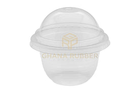 Ice Cream Cups + Domed Lids Transparent 200cc