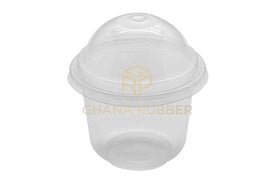 Ice Cream Cups + Domed Lids Transparent 300cc
