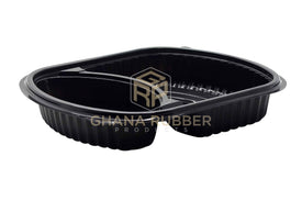 Menu Box 2-Section Microwavable Food Containers