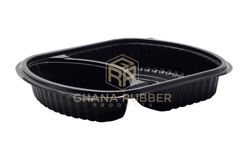 Image of Menu Box 2-Section Microwavable Food Containers
