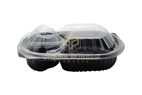 Image of Menu Box 3-Section Microwavable Food Containers