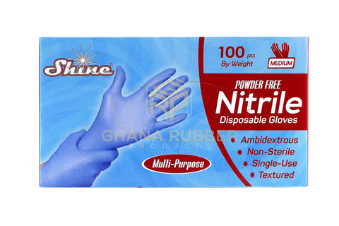 Image of Nitrile Gloves Blue Medium