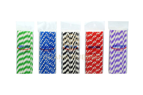 Paper Straws 6mm Mixed Colours