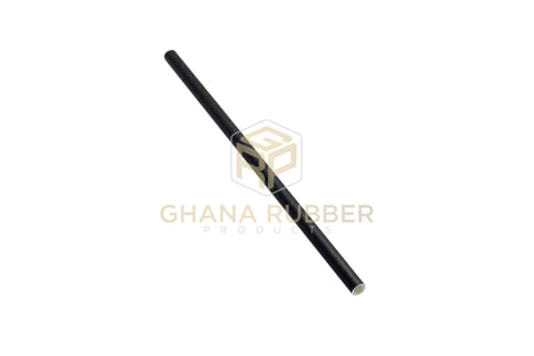 Image of Paper Straws 8mm Black Individually-Wrapped