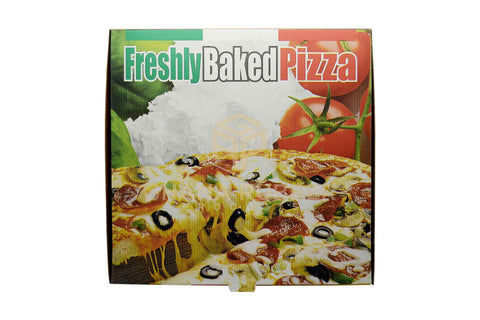 Image of Pizza Boxes 14" Freshly-Baked Design