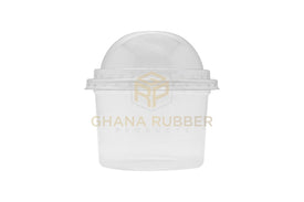 Plastic Tubs 250ml + Domed Lids