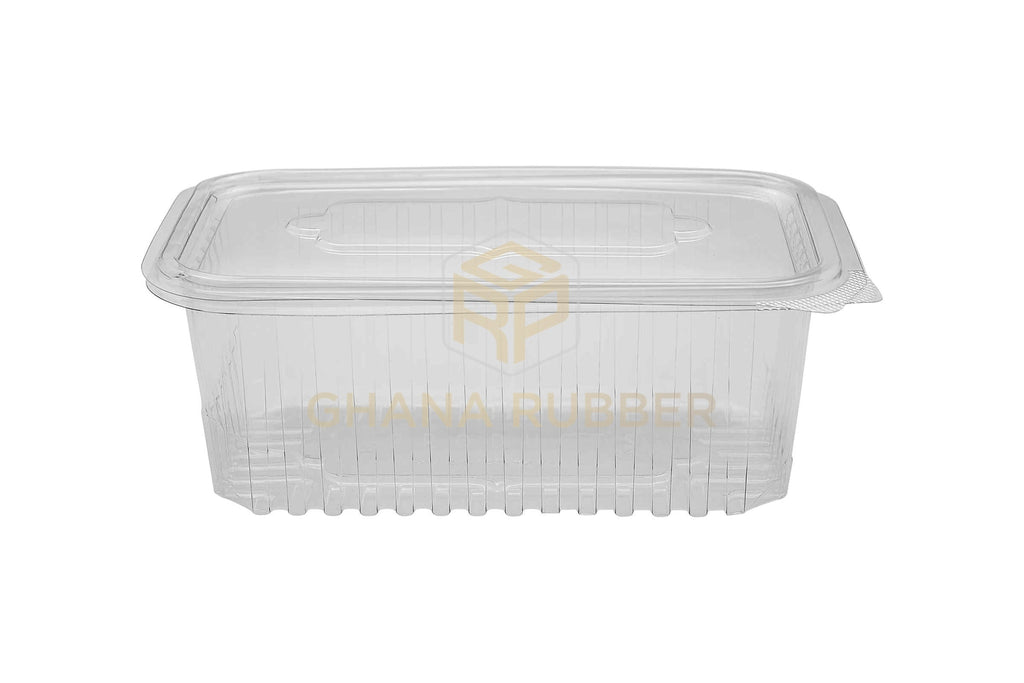 Rectangular Deli Containers 1000cc Shine Disposables by Ghana Rubber