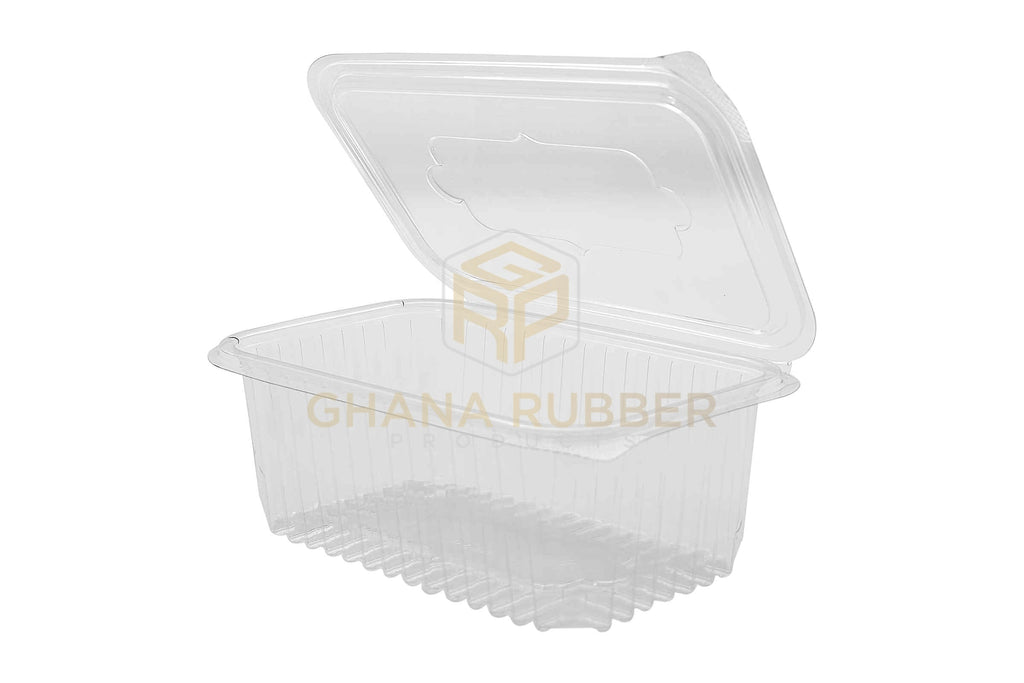 Rectangular Deli Containers 1000cc Shine Disposables by Ghana Rubber