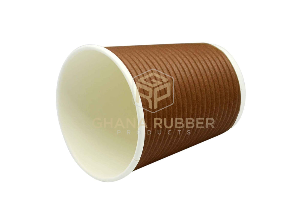 Ripple Paper Cups 12oz Brown
