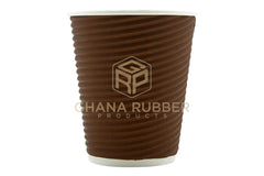 Ripple Paper Cups 12oz Brown (No Lids)