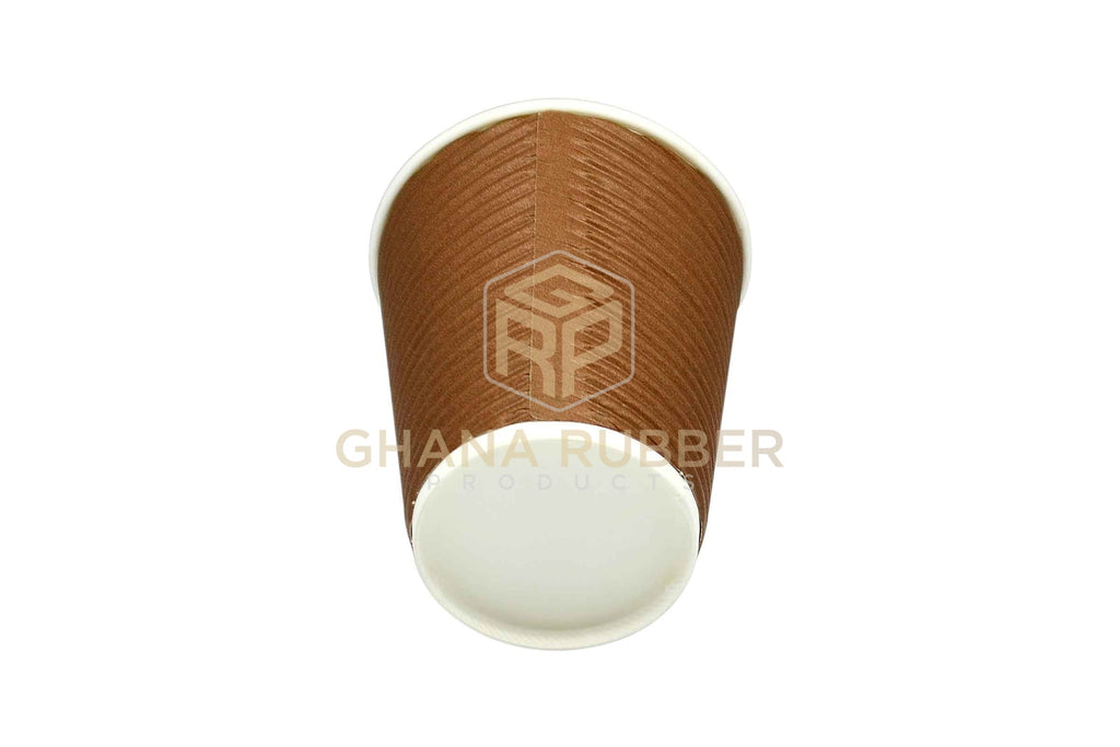 Ripple Paper Cups 8oz Brown