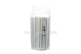 Straws 6mm Black Individually-Wrapped