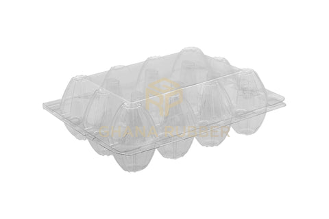 Image of Transparent Egg Trays for 12-Eggs